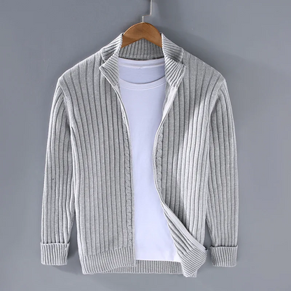 Thibault™ - Casual cardigan med dragkedja